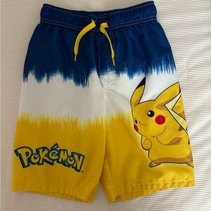 Boys pokemon swim trunks